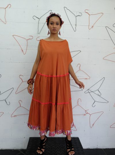 Sarong Dress Orange